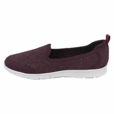 Clarks Step Allena Lo Ladies Aubergine Slip On Sho