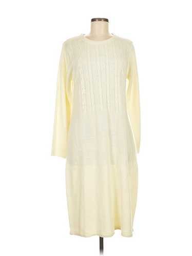 Sara Morgan for Haband Women Ivory Casual Dress M 