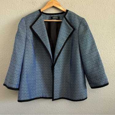 Kasper Tweed Open Front Blazer Size Medium
