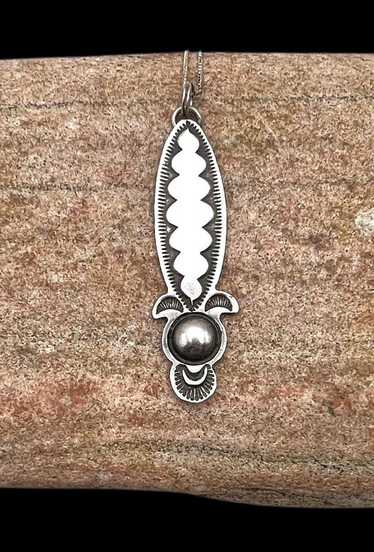 NAVAJO Alex Sanchez ネイティブ スタンプワーク バングル Alex Sanchez NAVAJO sterling バングル ナバホ