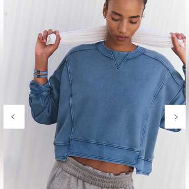 Free people intercept pull over ( navy)