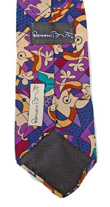 Romero Britto Men's Multicolored Abstract Artist S