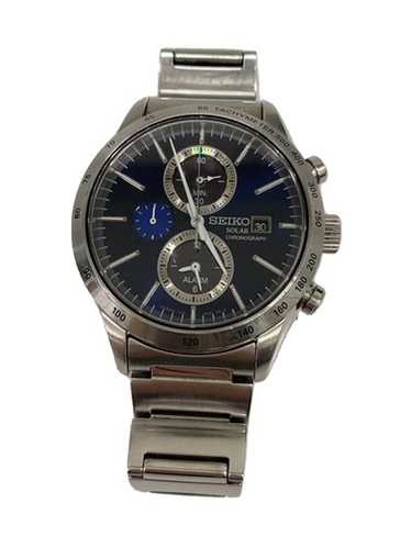 【不動】SEIKO ソーラークロノグラフ V172-0AP0 シルバー SEIKO セイコー 腕時計 V172-0AP0 クロノグラフ スピリット