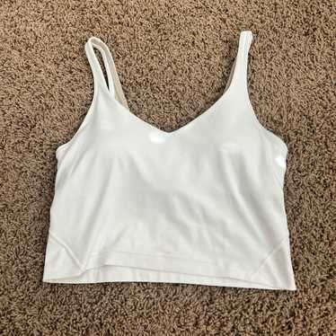 White Lululemon Align Tank Top