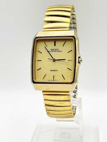 ８０'s　SEIKO SESSION　セッション　メンズボーイズクオーツ　稼働品 稼動】80s SEIKO SESSION セイコーHIGH STANDARD - メルカリ