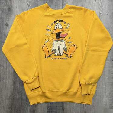 トップス 80's vintage duck comical sweat トップス 80's vintage duck comical sweat Vtg 1980's Duck