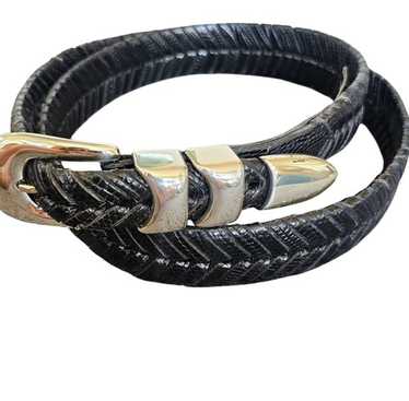 Brioni lizard leather belt - Gem