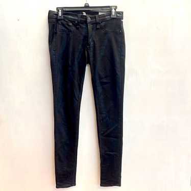 B-12 Rag And Bone Denim Leggings With Two Tone Des