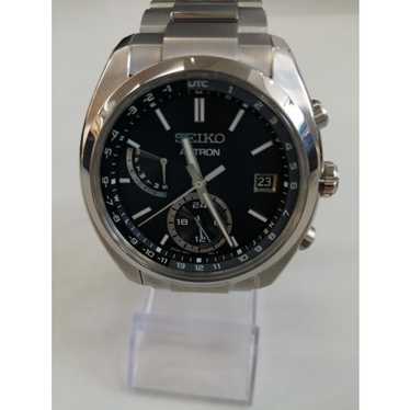 SEIKO Astron　GPS 8B63 0BA0 Seiko Astron 8B63-0BA0 GPS Day Date Titanium Black Silver