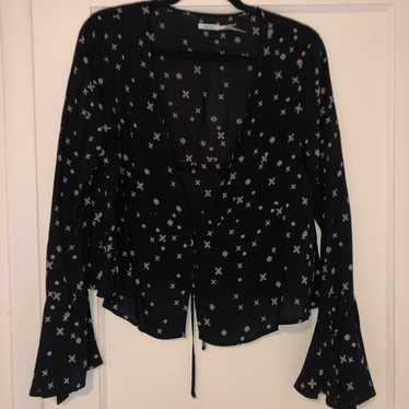 Lose Blouse With Billowy Sleeves - image 1