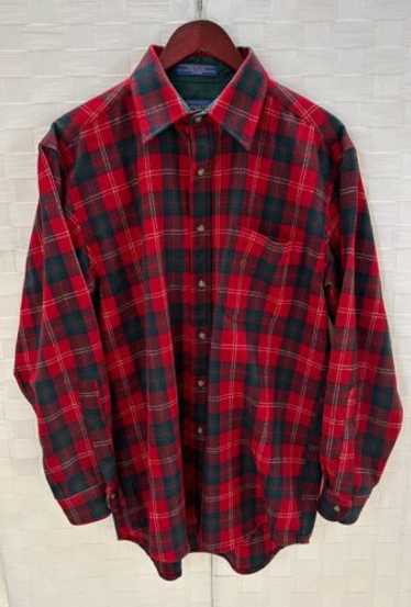 Pendleton Shirt Mens Medium Plaid Long Sleeve Butt