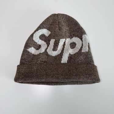 Supreme big logo beanie - Gem