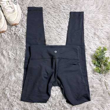 Lululemon Black And Blue Wunder Under Size 4