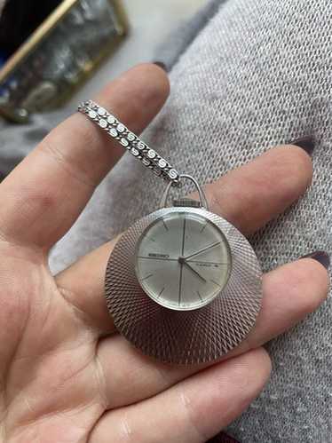 精工舎　EXCELLENT シルバー ポケットウォッチ Seiko pocket watch silver - Gem