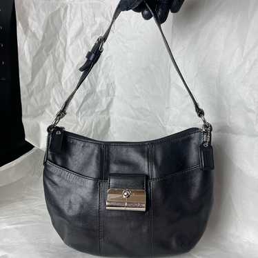 バッグ vintage coach Soho mini Hobo hand bag Coach 10316 Vintage SMALL Soho Black Leather Shoulder Bag w