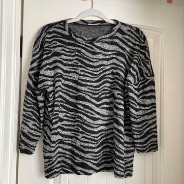 Zara zebra sweater - Gem