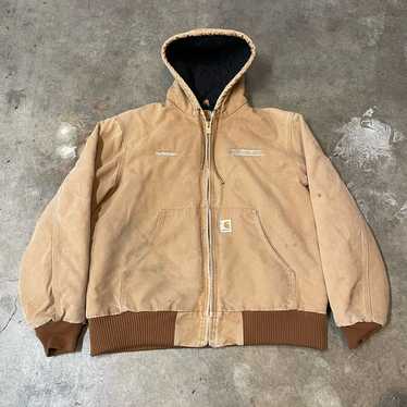 ☆送料無料☆QUILTED FLANNEL DUCK ACTIVE JACKET J140-BRN