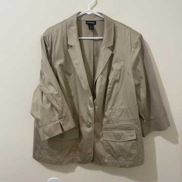 Lane Bryant Beige Blazer Plus Size 26