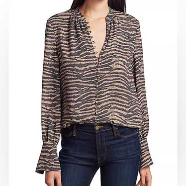 NWT Joie Tariana animal print crepe chiffon blouse