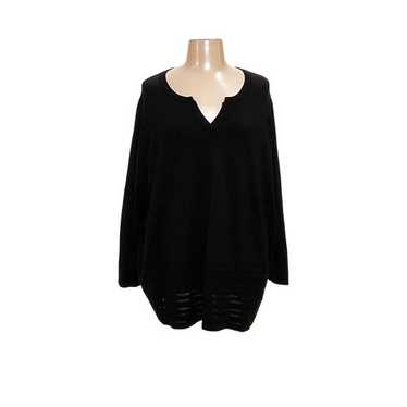 Lane Bryant Black Pullover Sweater Plus Size 26/28