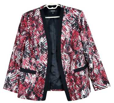 KASPER Womens Polyester Outerwear Jacket Open Fron
