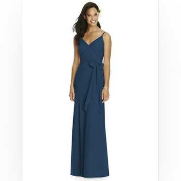 Dessy Social Bridesmaids Matte Chiffon Gown 14 NWT