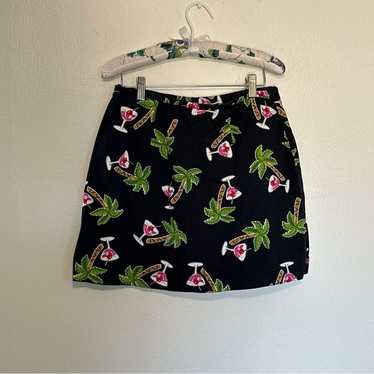 BRIGGS palm tree skort