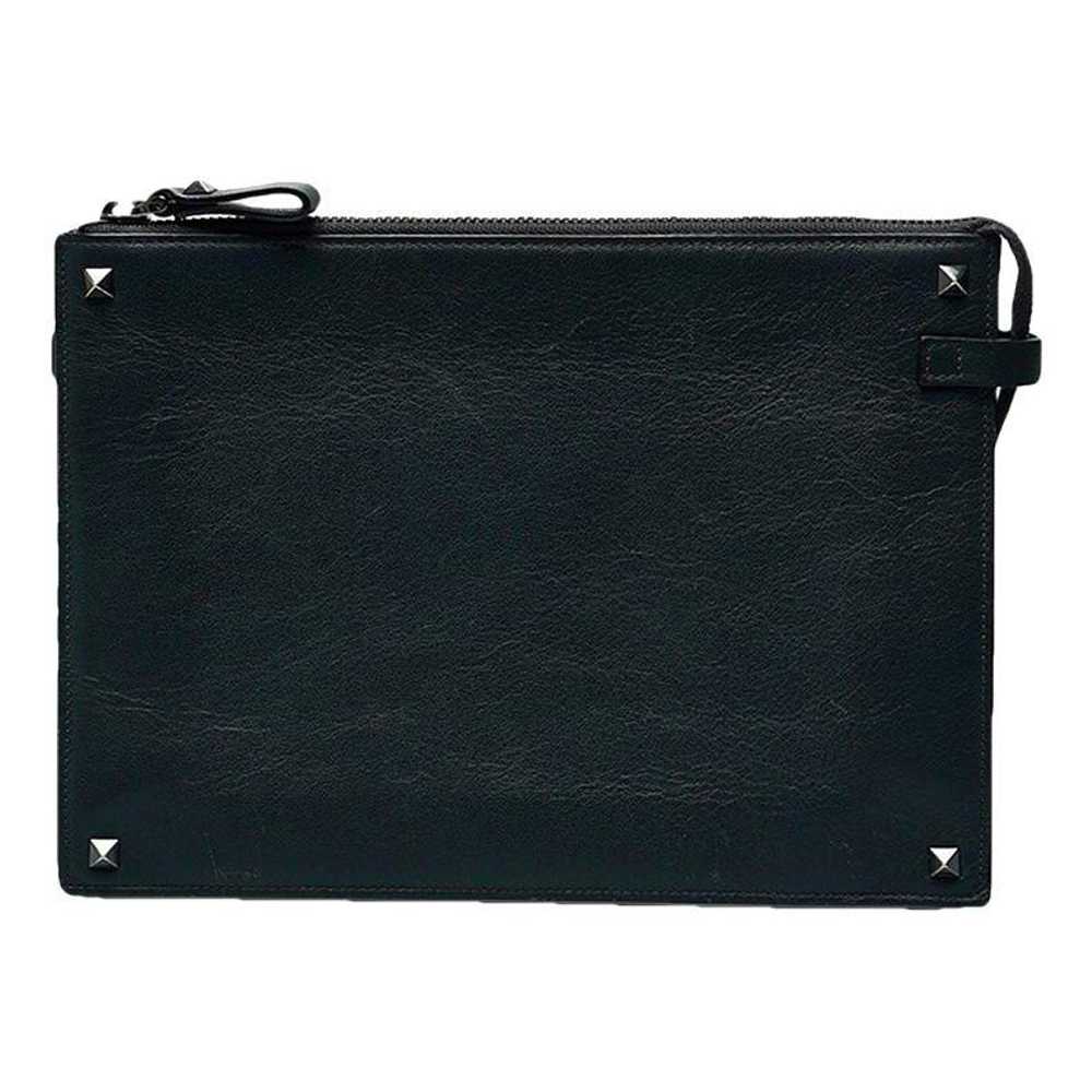 Valentino Garavani Rockstud leather clutch bag