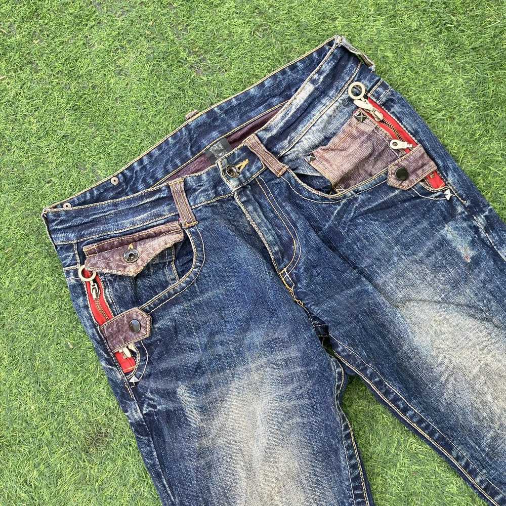 semanticdesign SEMANTIC DESIGN FLARED BOOTCUT JEA… - image 3