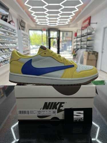 Travis Scott x Air Jordan 1 Retro Low “Canary” Siz