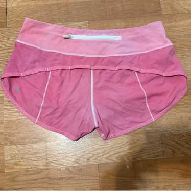 Custom dyed lululemon speed up shorts