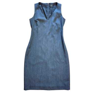 Theory sheath dress gray wool blend size 10