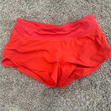 Lululemon speed up shorts 2.5 inch