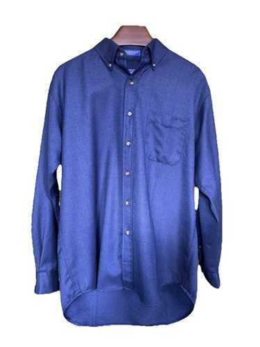 SIR PENDLETON MEN'S Large blue Button Down Long Sl