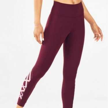 Fabletics Powerhold Purple Activewear Leggings