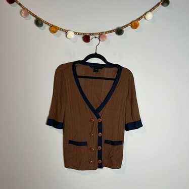 Marc by Marc Jacobs brown asymmetrical button card