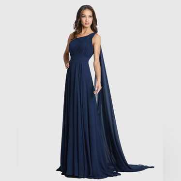 Mac Duggal 55250 NWT Draped One Shoulder Evening G