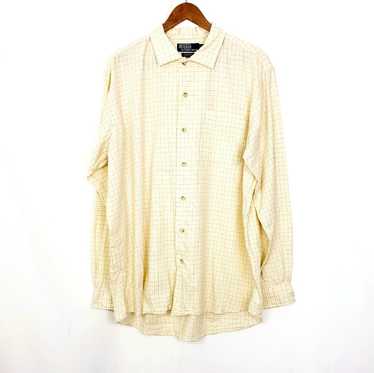 90s Polo by Ralph Lauren シャツ BONNARD XL Polo RALPH Lauren Long Sleeve Bonnard Button Up Shirt XL Vintage