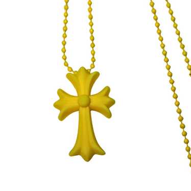 アクセサリー Chrome Hearts Rubber CH Cross Silicon Chrome Hearts Silicone Rubber CH Cross Necklace Black – THEPARKS