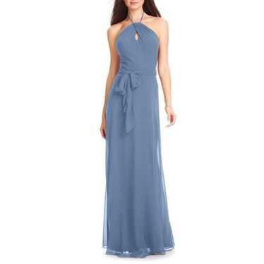 Levkoff NWT Halter Neck Chiffon A-Line Gown Size 8