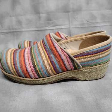 Dansko Vegan Multicolor Clogs Size 39