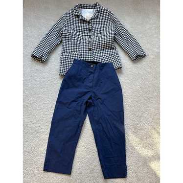 H+ Hannoh Wessel Jacket Vittoria - Blue Stripe Seersucker