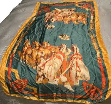 カ*ネ様 値下げ！HERMES ATTELAGE EN ARBALETTE シル Attelage en Arbalete forever scarf 90 - Brown | Hermès USA