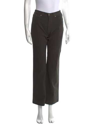 パンツ 1990s Vintage VERSACE Wide Slacks Vintage 90s Gianni Versace Red Triple Pleated Tapered Pants