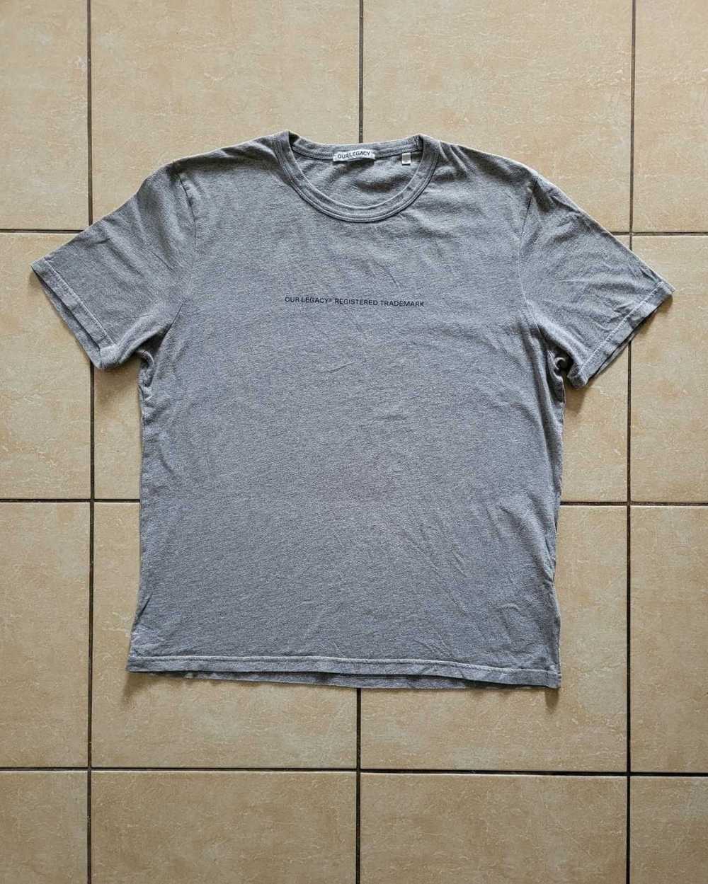 Acne Studios × Norse Projects × Our Legacy Our Legacy Registered Trademark G.Melange t-shirt