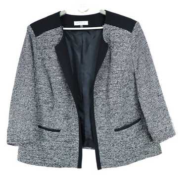 KASPER Women Polyester Jacket Blazer Lined Open Fr
