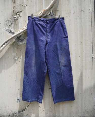 40's〜50's Euro vintage pants Vintage pants 1940s denim - Gem