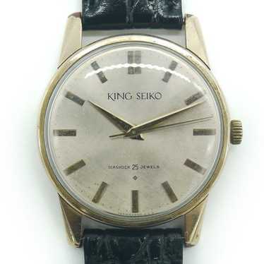 ※ KING-SEIKO 25JEWELS 手巻き O・H済　※ 1968 King SEIKO 25Jewels 4402-8000 Gold Date KS Hand-winding