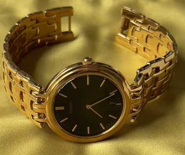 美品 SEIKO WTC ゴールド 30周年 メンズ腕時計 1173 Seiko WTC 30th Anniversary Gold Men's Watch 1173 Authentic