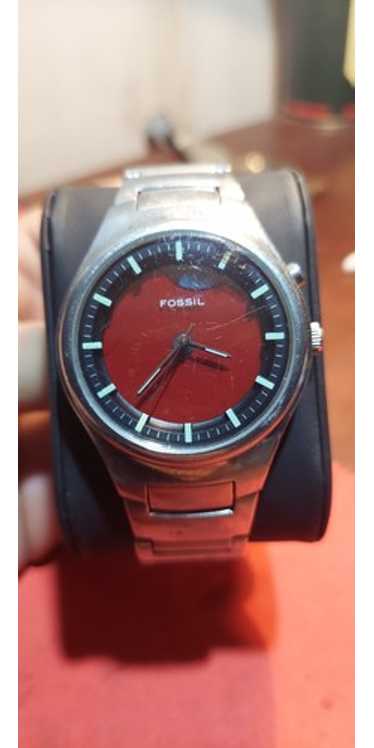 Red Fossil Watch - Gem